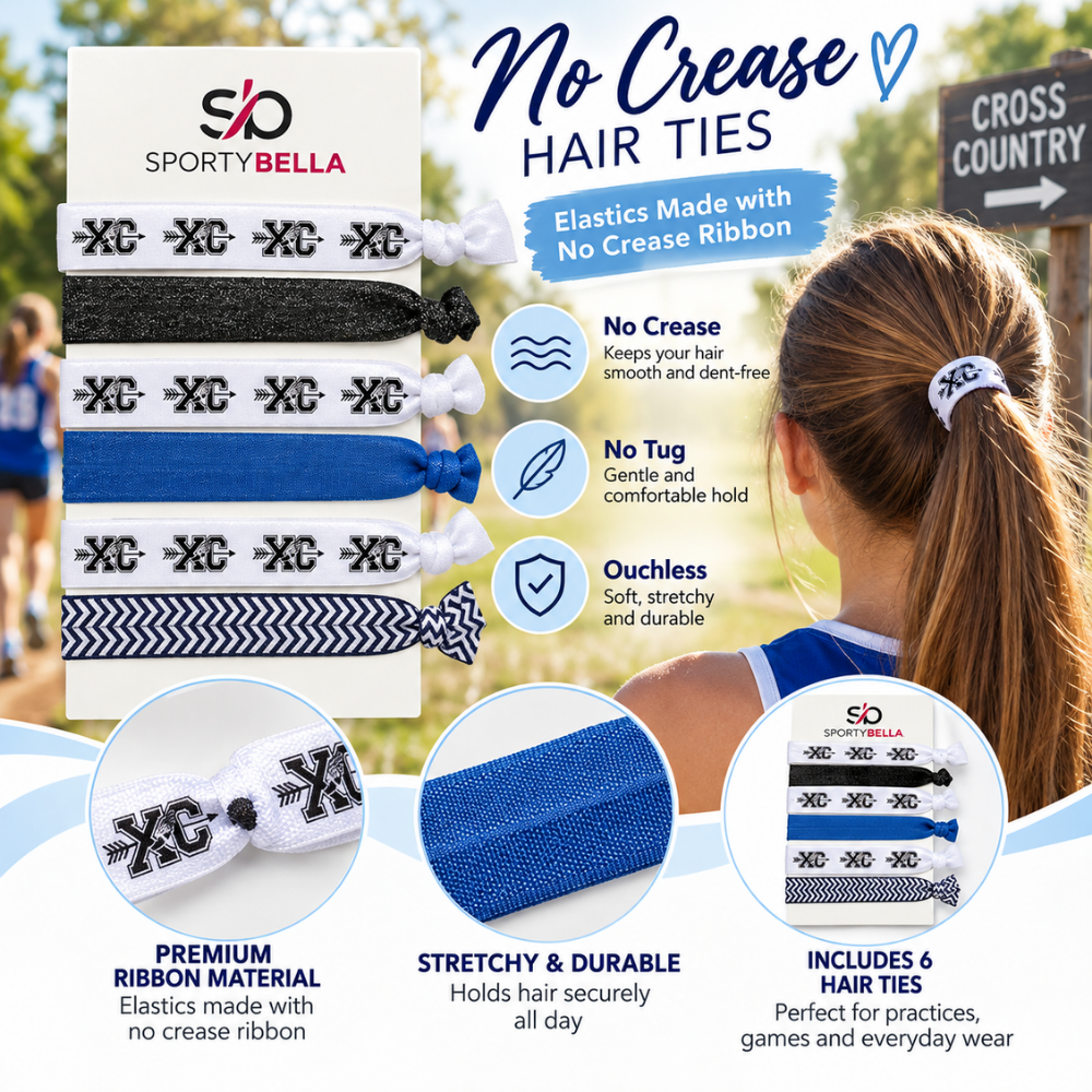 Cross Country Hair Ties- Pick Color
