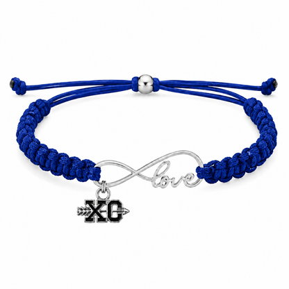 Cross County Love Infinity Rope Bracelet - Pick Color