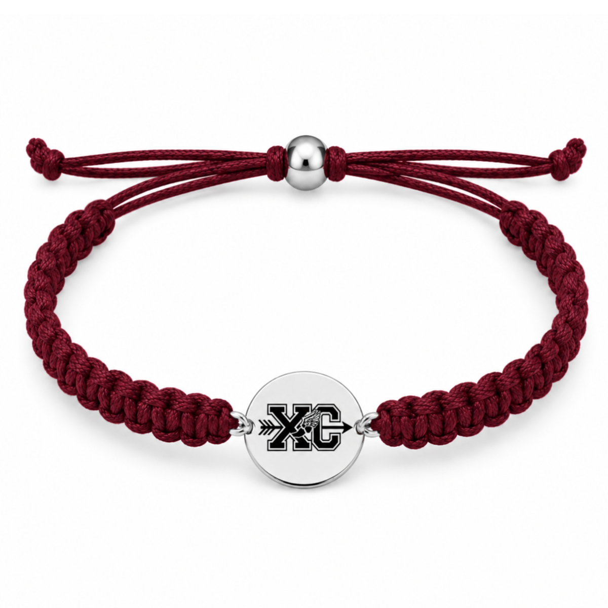 Cross Country Stainless Steel Rope Bracelet