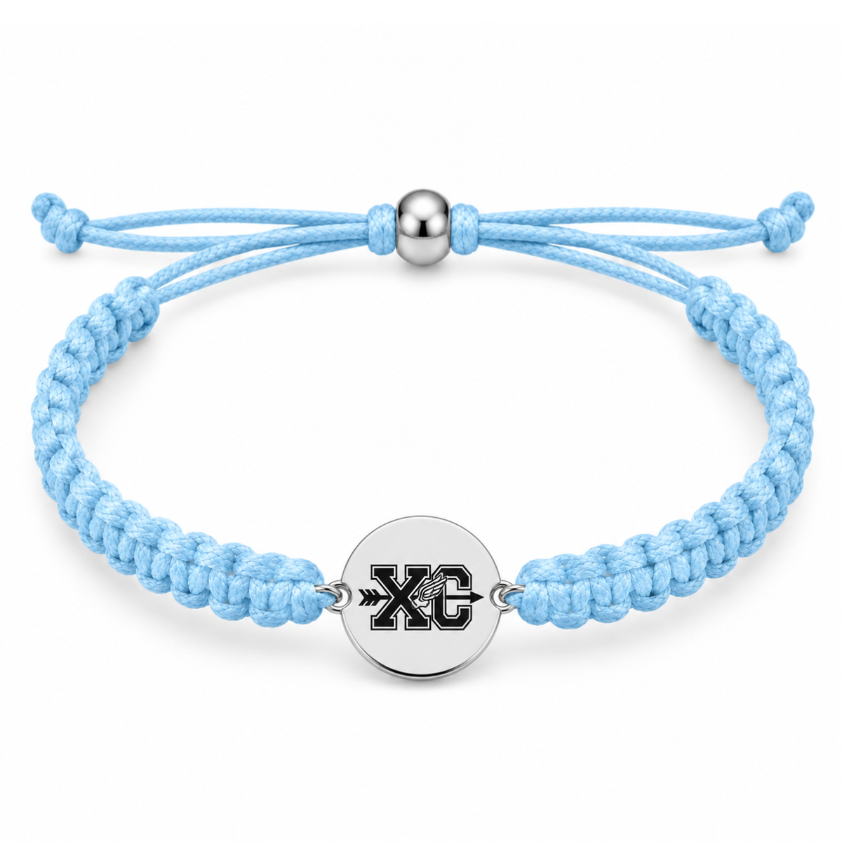 Cross Country Stainless Steel Rope Bracelet