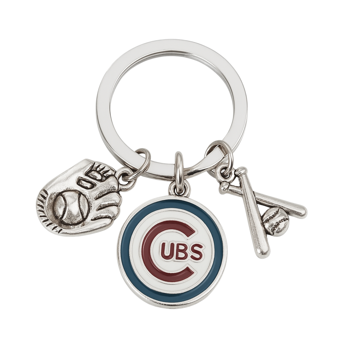 Cubs Baseball Keychain- Pick Sytle