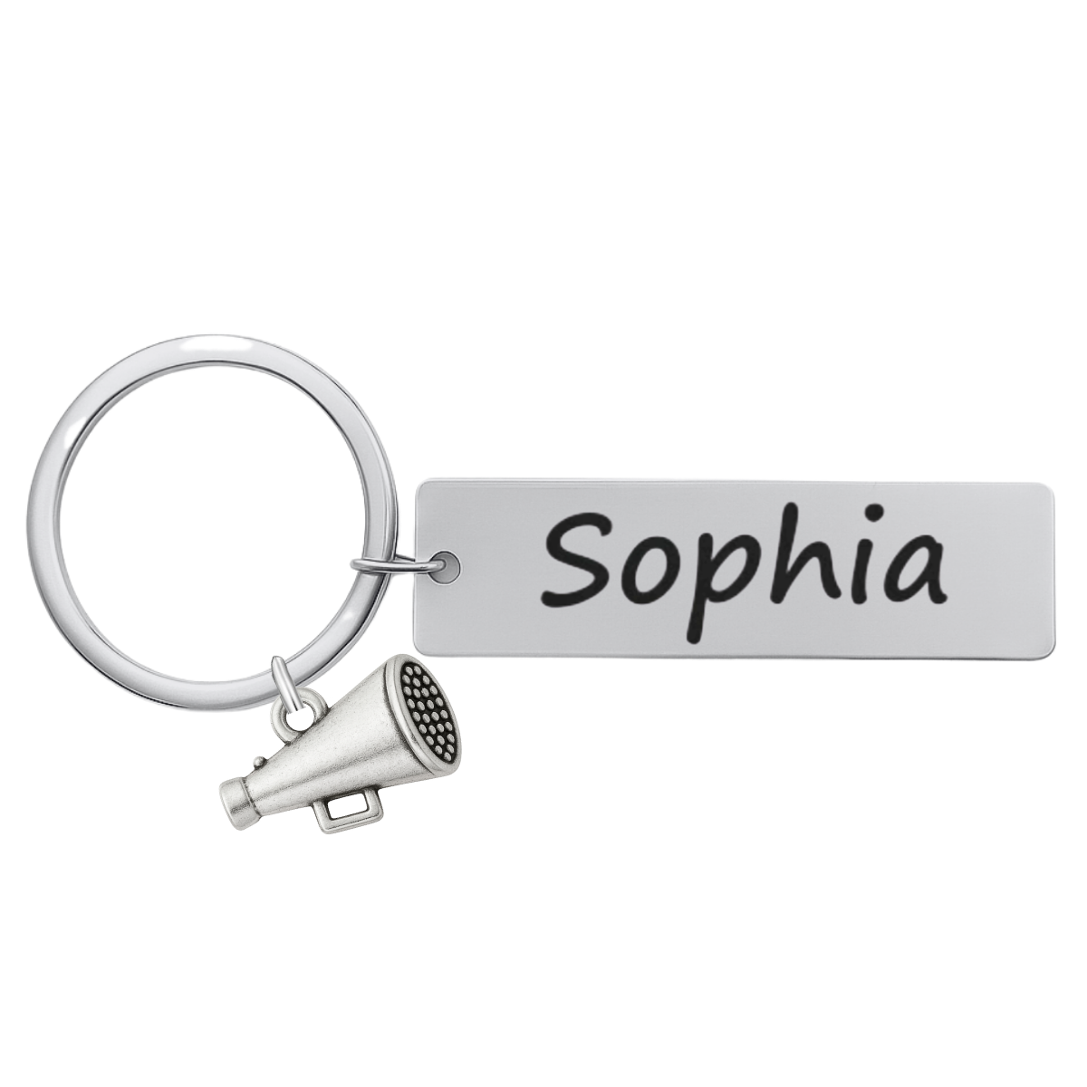 Custom Engraved Cheer Keychain