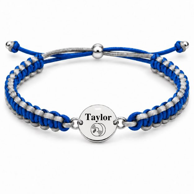 Cymbals Multi Colored Connector Rope Bracelet - Pick Color