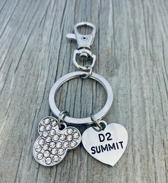 2026 Summit Zipper Pull Keychain for Cheerleaders and Dancers