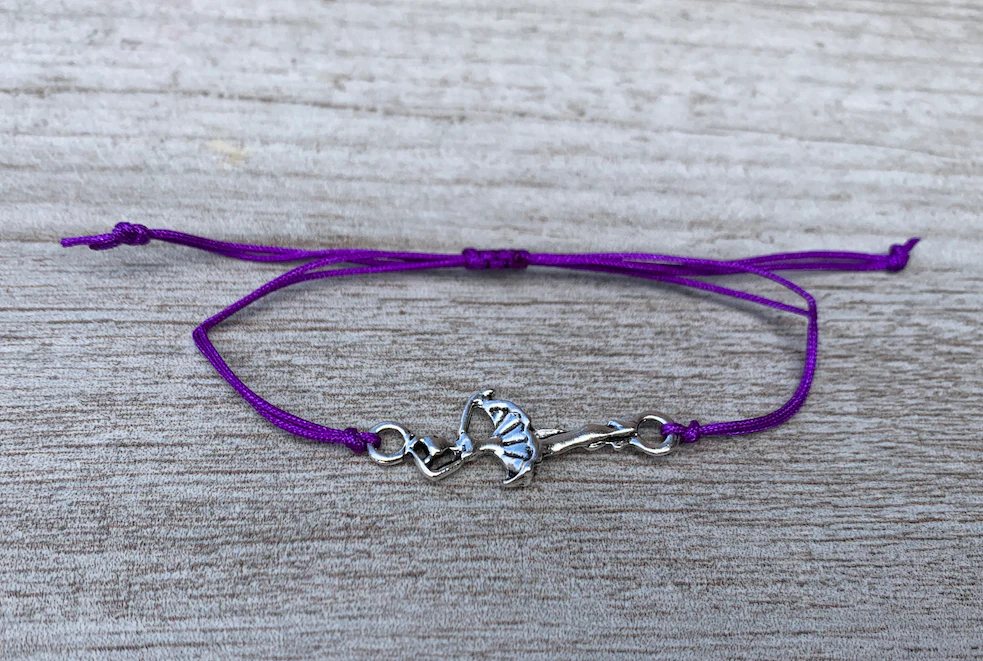 Dance Charm Bracelet - Purple