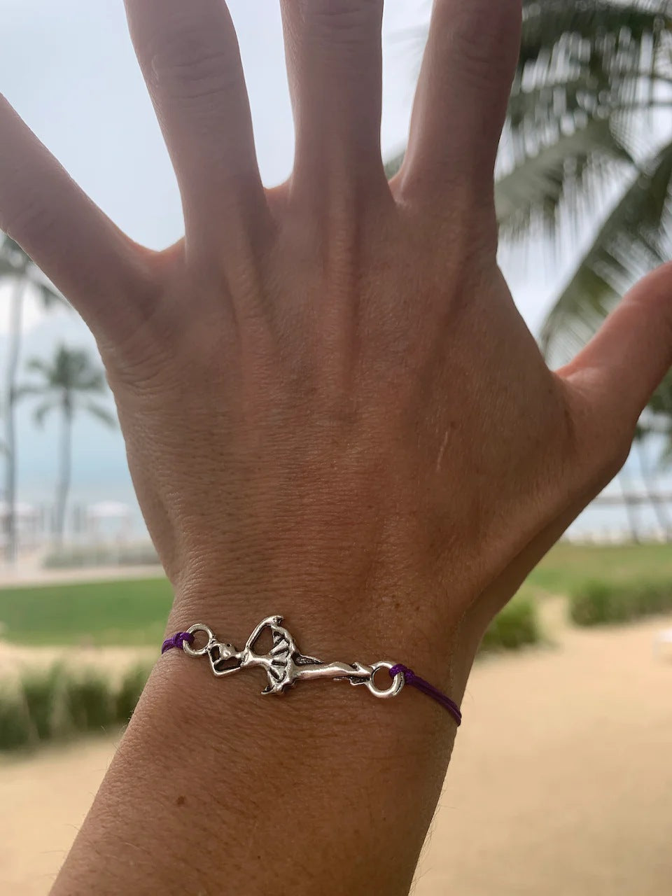 Dance Charm Bracelet on the Wrist