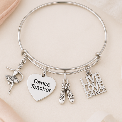 Dance Teacher Bangle Bracelet