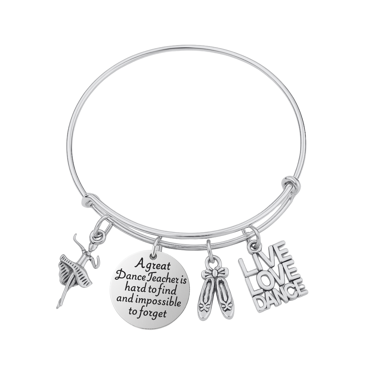 Dance Teacher Bangle Bracelet