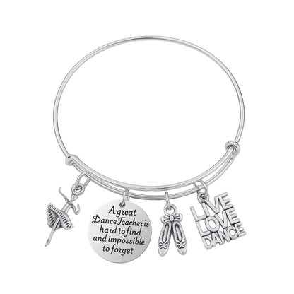 Dance Teacher Bangle Bracelet