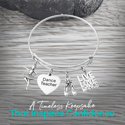 Dance Teacher Bangle Bracelet