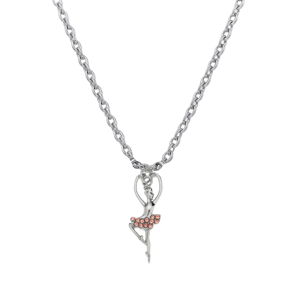 Dancer Stainless Steel Necklace - Choose Charm