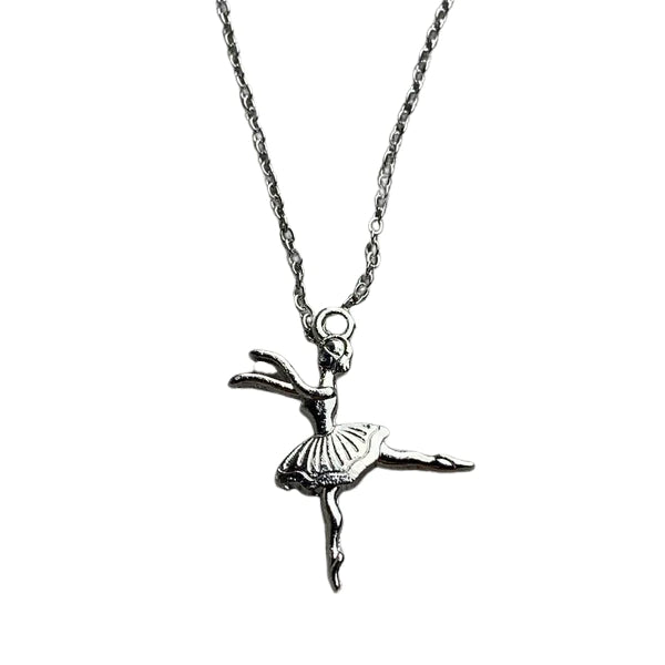 Dancer Stainless Steel Necklace - Choose Charm