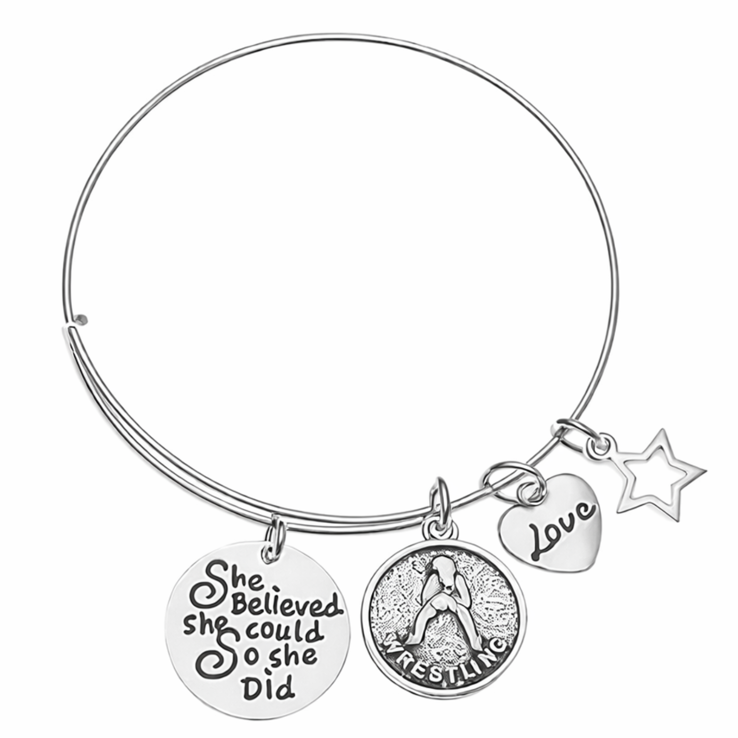 Wrestling Bracelet - She Believed She Could