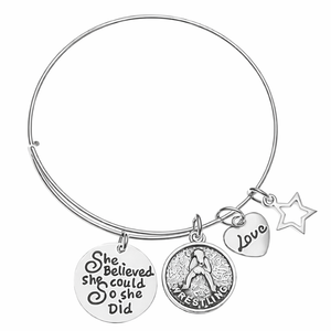 Wrestling Bracelet - She Believed She Could