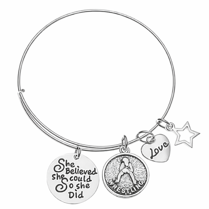Wrestling Bracelet - She Believed She Could