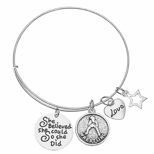 Wrestling Bracelet - She Believed She Could