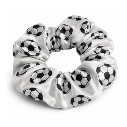 Soccer Premium Velvet Scrunchie