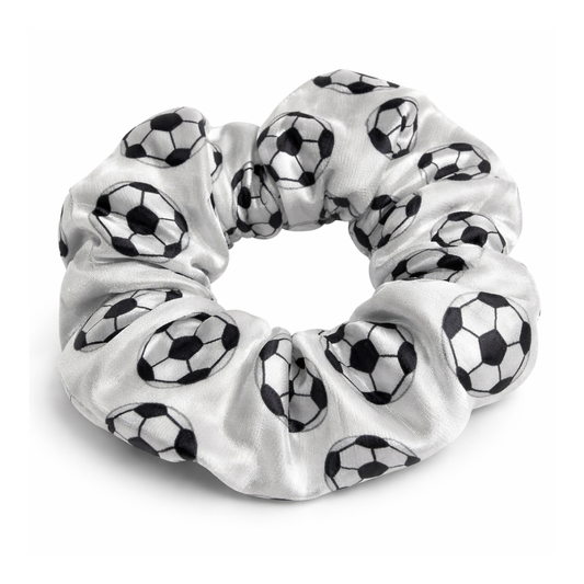 Soccer Premium Velvet Scrunchie