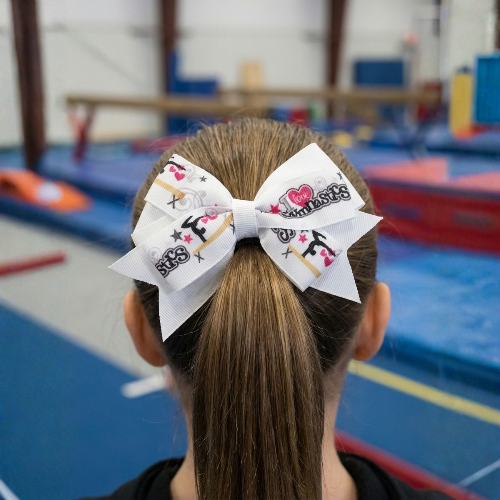 Girls Gymnastics Hair Bow