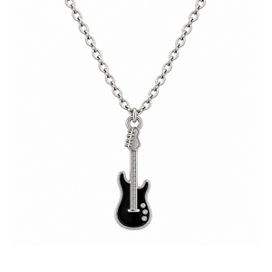 Electric Guitar Charm Necklace