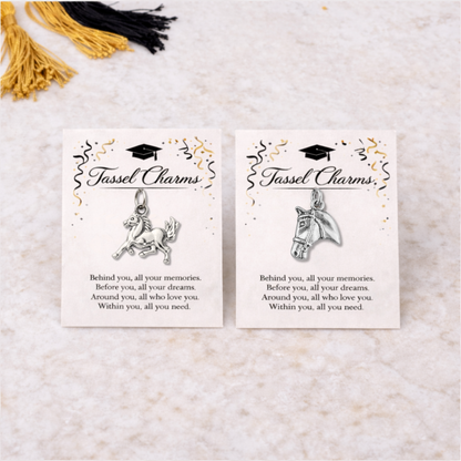 Equestrian Graduation Tassel Charm