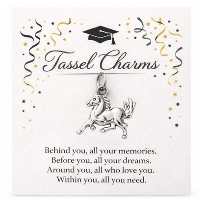 Equestrian Graduation Tassel Charm
