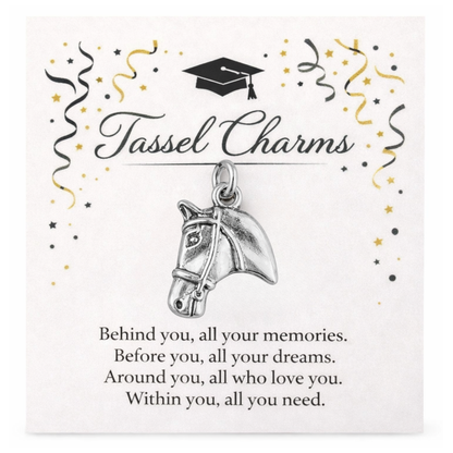 Equestrian Graduation Tassel Charm