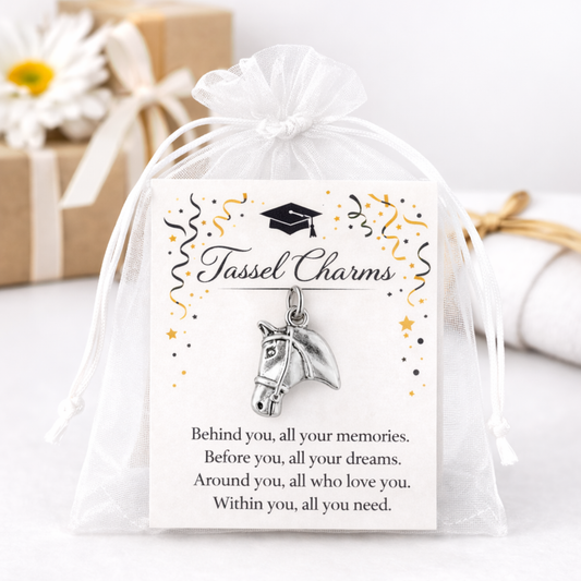 Equestrian Graduation Tassel Charm