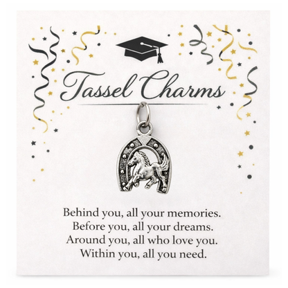 Equestrian Graduation Tassel Charm