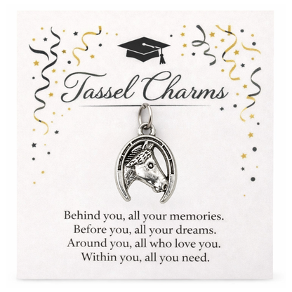 Equestrian Graduation Tassel Charm