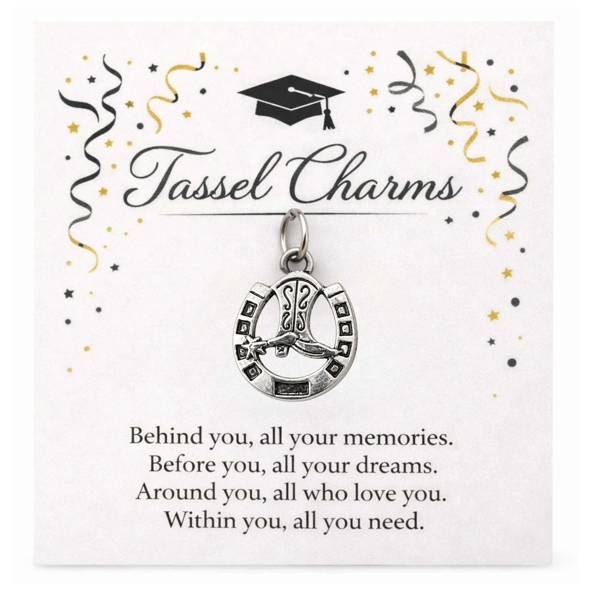 Equestrian Graduation Tassel Charm