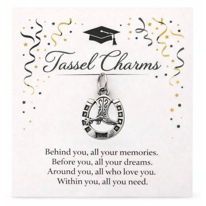 Equestrian Graduation Tassel Charm