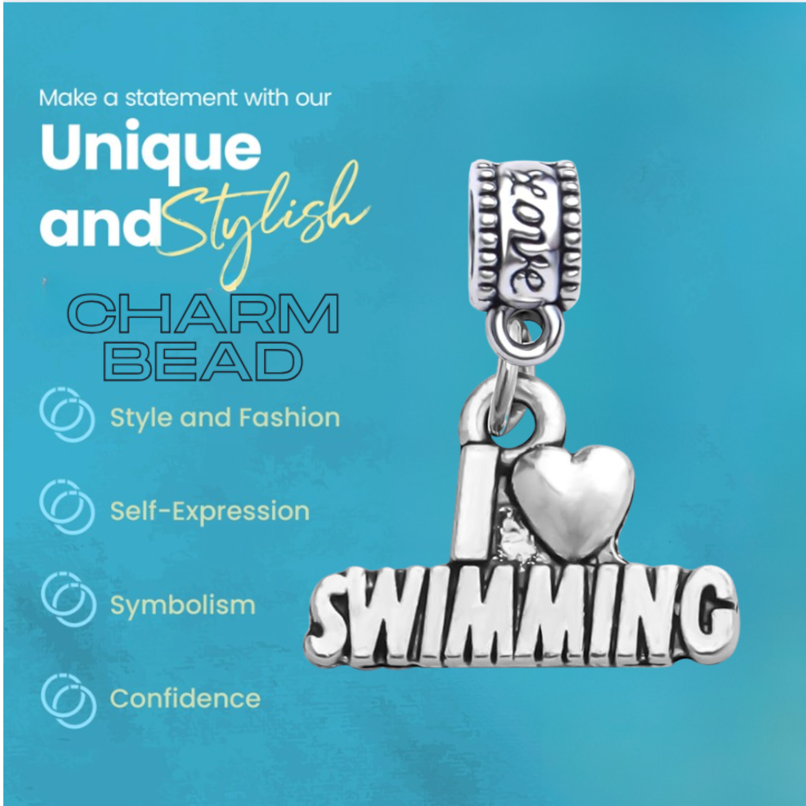 Swimming Charm Bead - Pick Style
