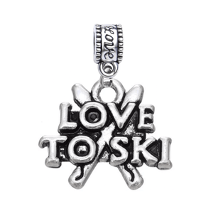 Love Ski Charm Bead - Pick Style