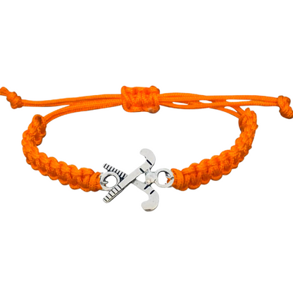 orange field hockey bracelet