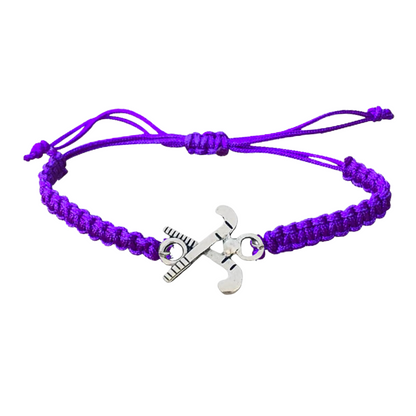 purple field hockey bracelet