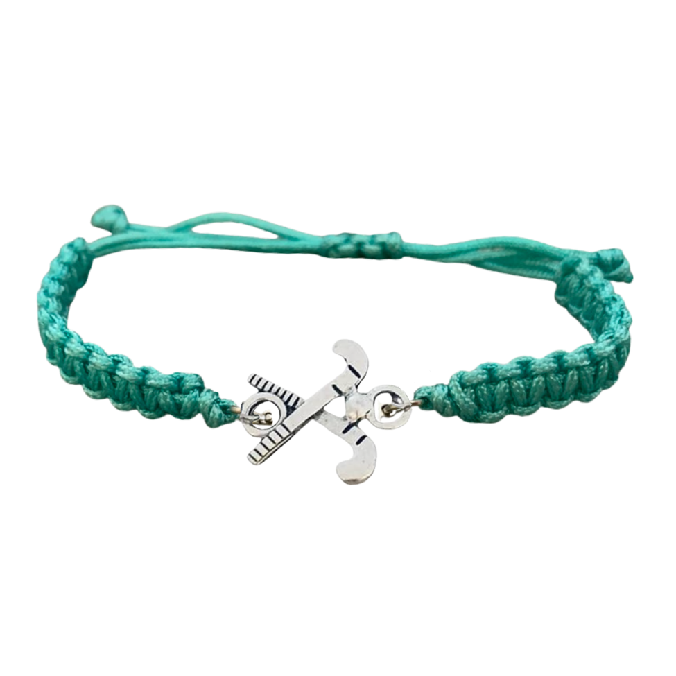 teal field hockey bracelet