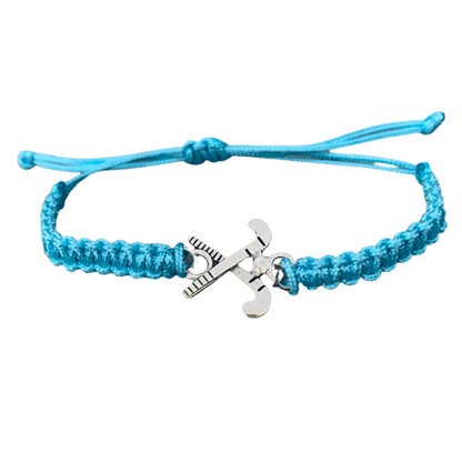 blue field hockey bracelet