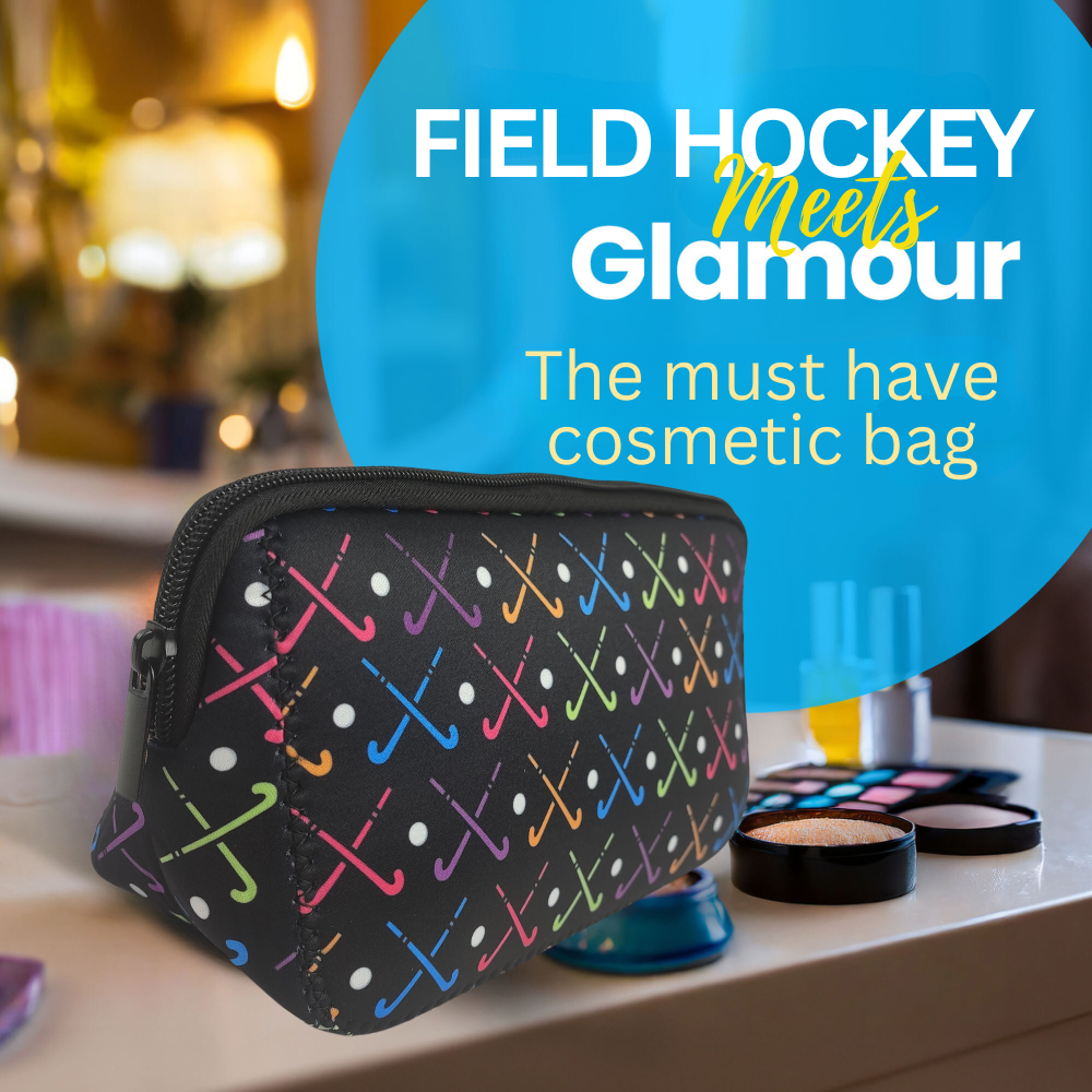 Field Hockey Cosmetic Bag