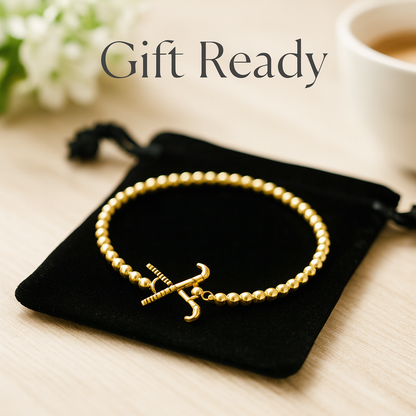 Field Hockey Beaded Bracelet