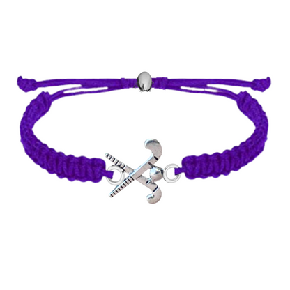 Field Hockey Adjustable Bracelet - Pick Color