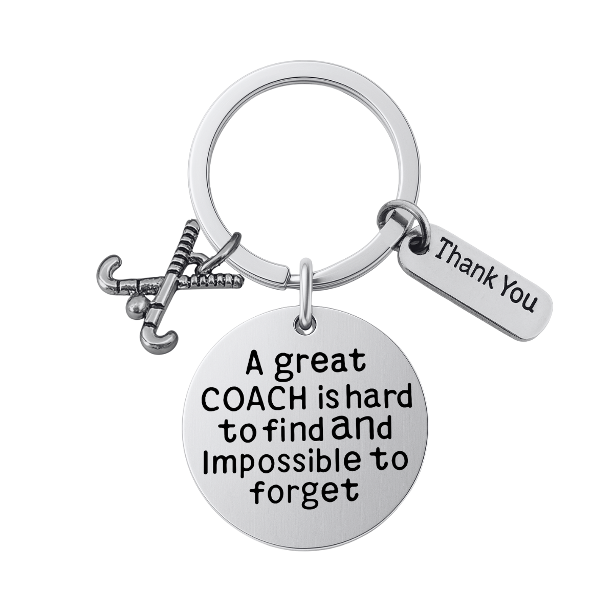 Field Hockey Great Coach is Hard to Find Keychain