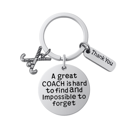 Field Hockey Great Coach is Hard to Find Keychain