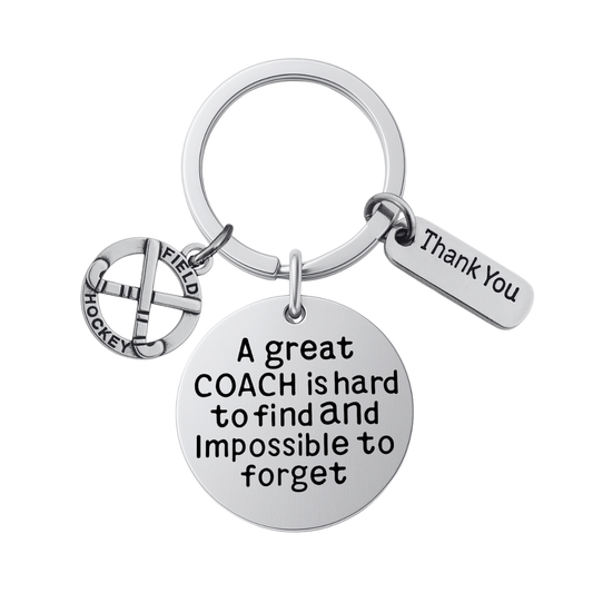 Field Hockey Great Coach is Hard to Find Keychain