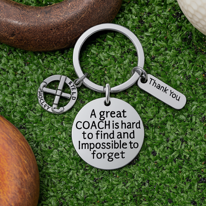 Field Hockey Great Coach is Hard to Find Keychain