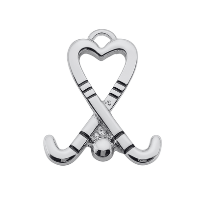 Field Hockey Heart Stick Charm