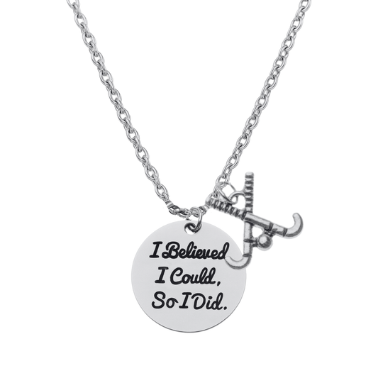 Field Hockey I Believed I Could So I Did Keychain