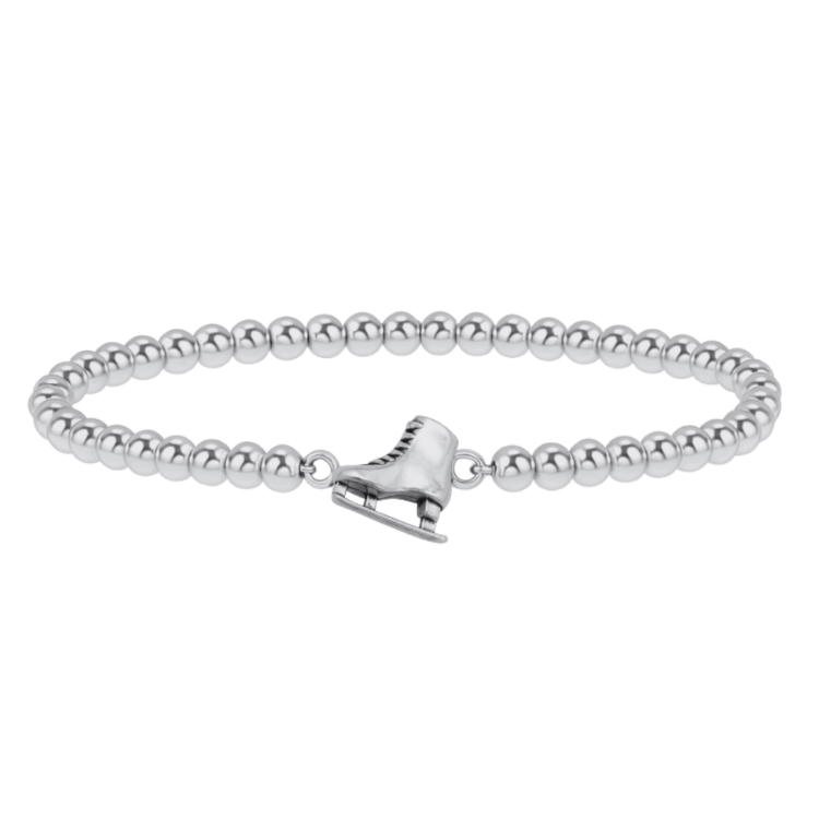 Figure Skating Beaded Bracelet