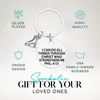 Figure skating faith-based keychain with engraved Bible verse in gift-ready packaging