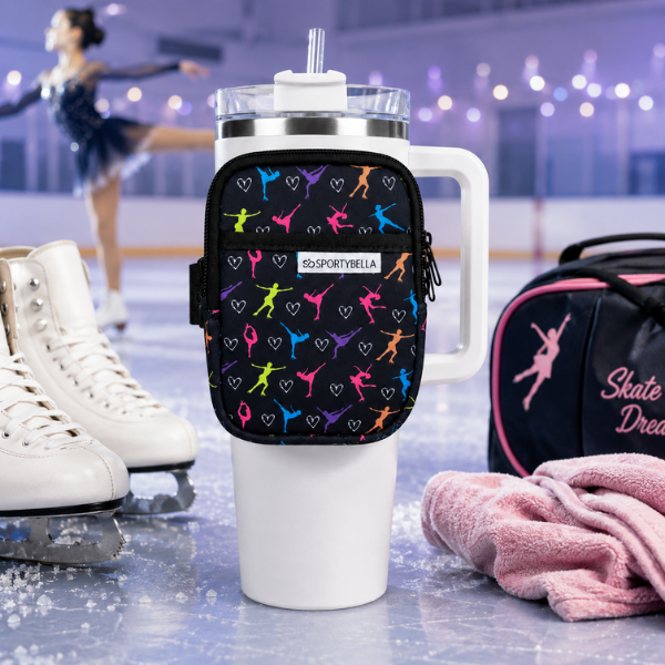Figure Skating Water Bottle Pouch